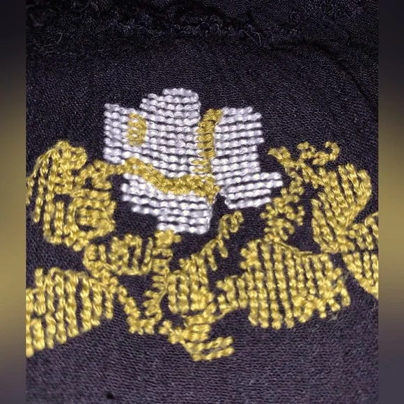 Free People Bo-Ho long sleeve black Dress with embroidery flowers size Medium - Picture 13 of 16